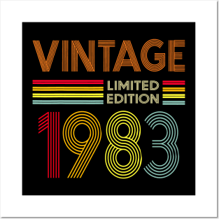 Vintage 1983 Limited Edition Posters and Art